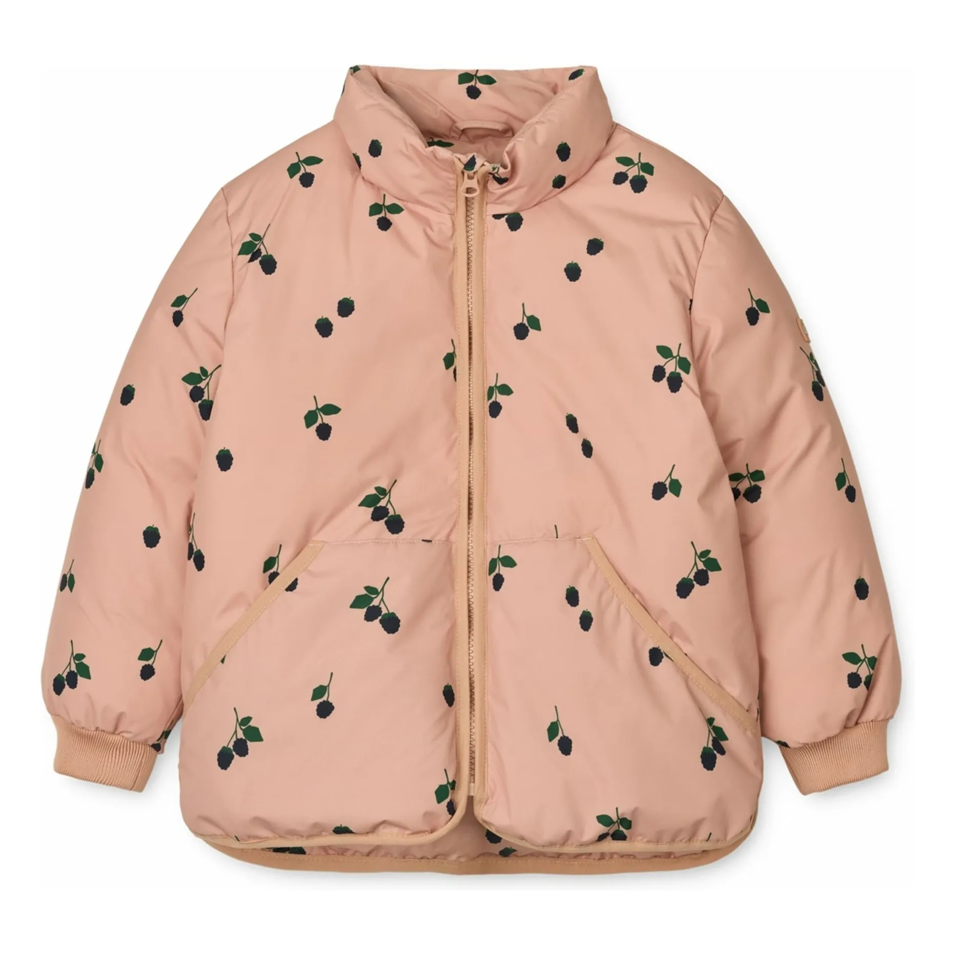 Liewood Pink Brantley Recycled Fiber Down Jacket