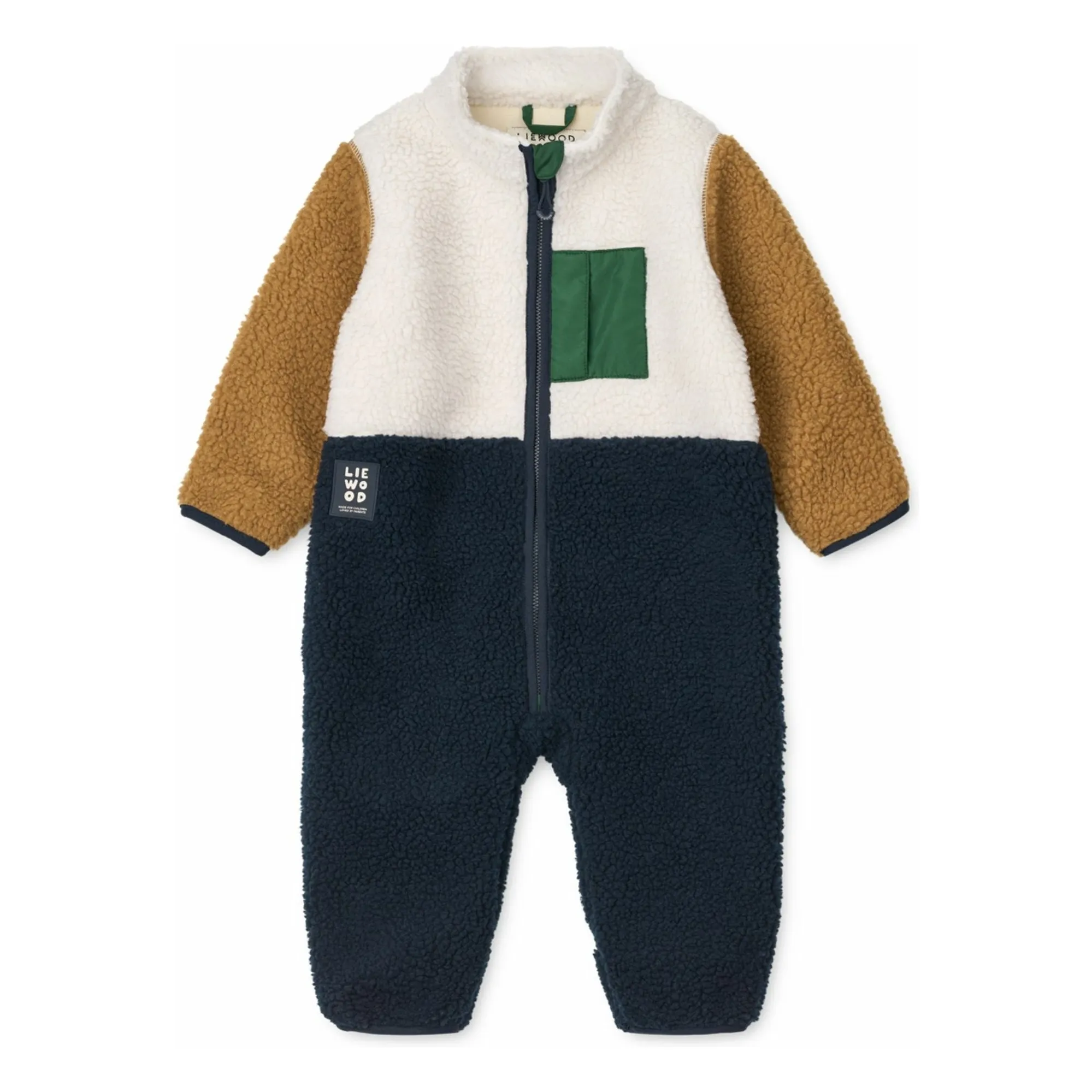 Liewood Navy Blue Nolano Sherpa Jumpsuit