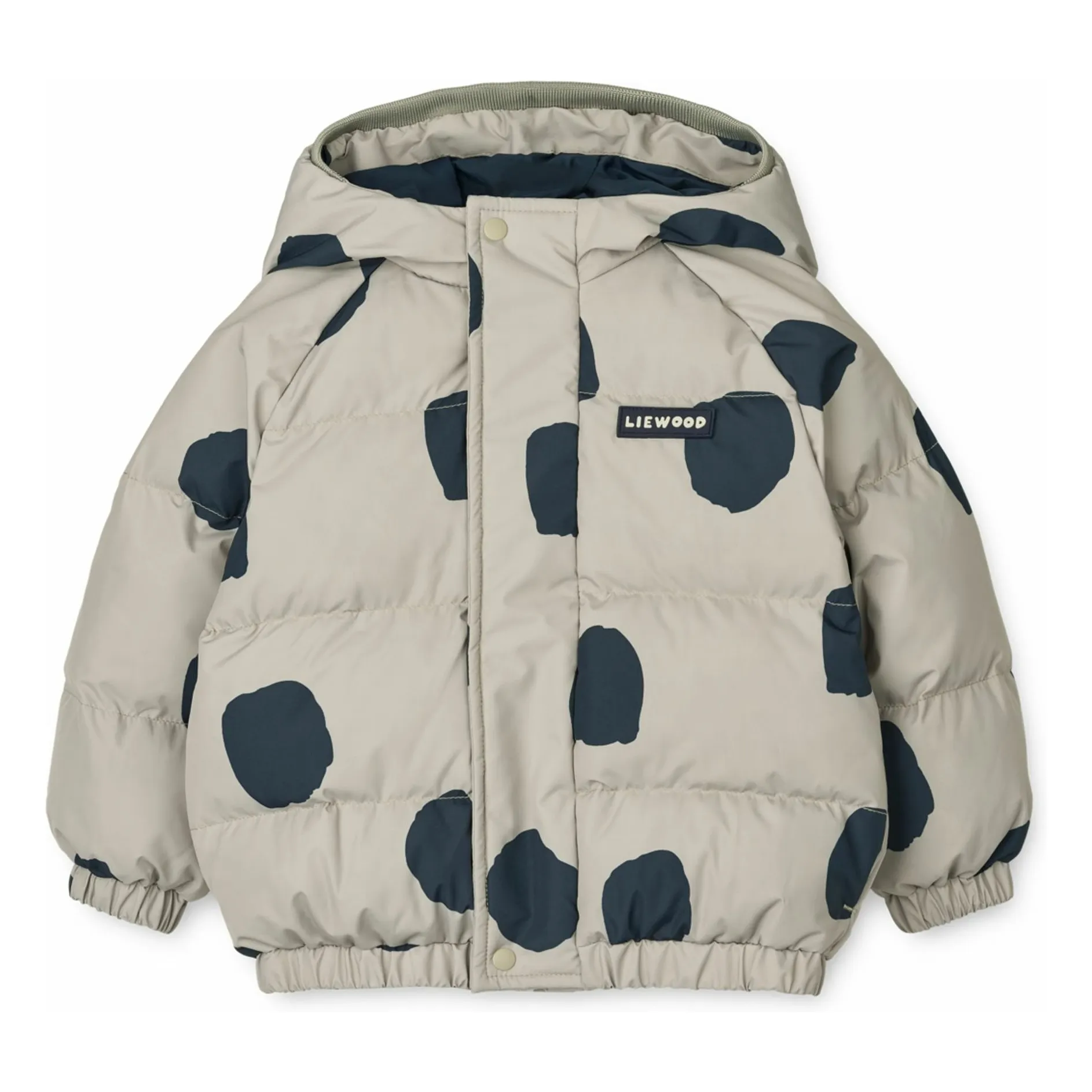 Liewood Oatmeal Doudoune Hooded Ear Adelina