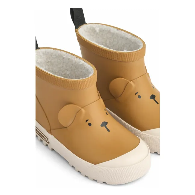 Jesse Bear Thermo Rain Boots | Caramel