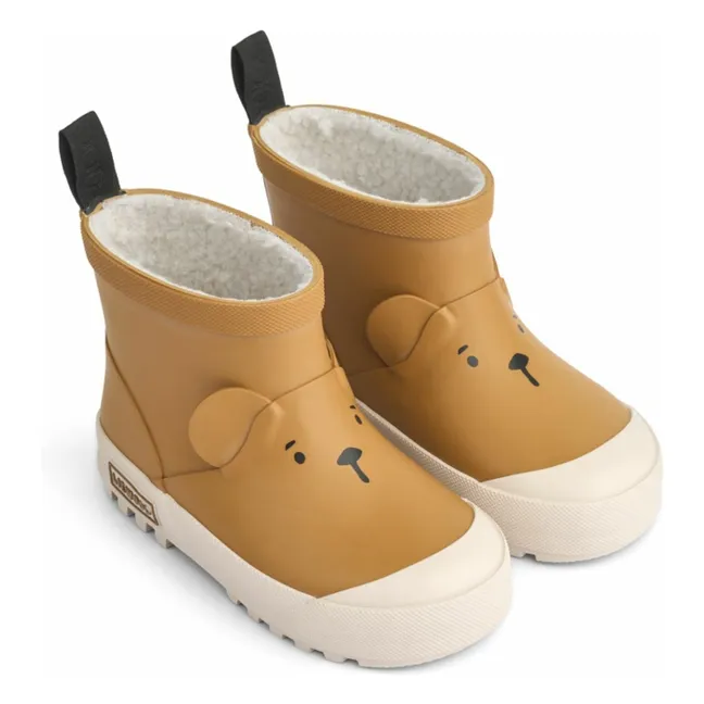 Jesse Bear Thermo Rain Boots | Caramel