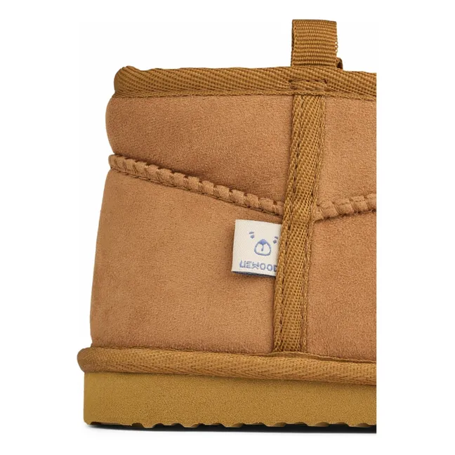 Zapatos de fibra reciclada Alban Ours | Marrón