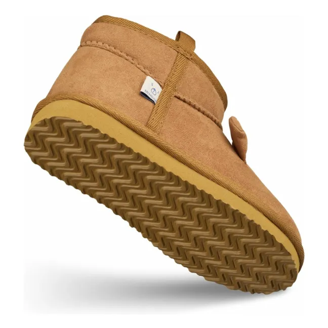 Zapatos de fibra reciclada Alban Ours | Marrón