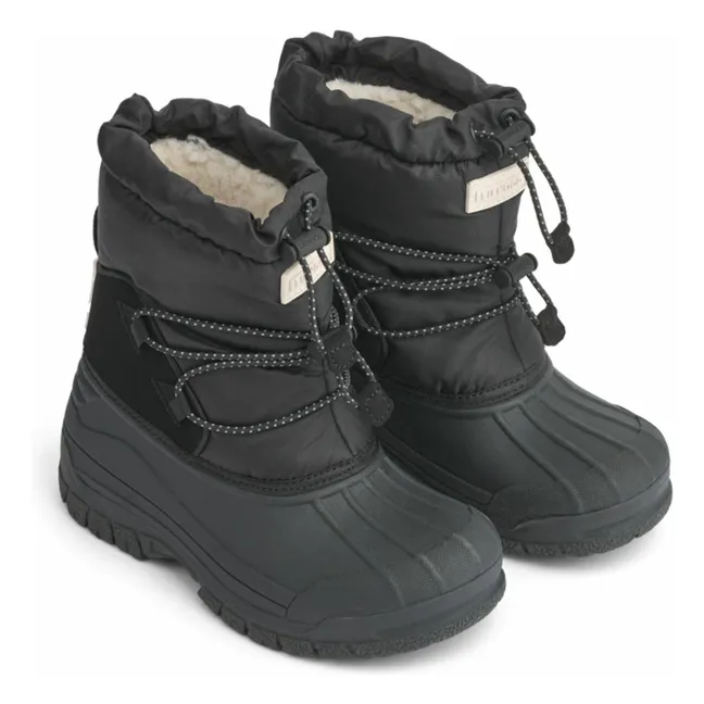 Ania Wool Winter Boots | Black
