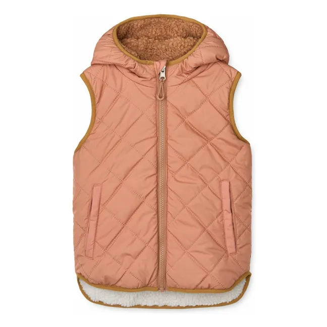 Veste Sans Manches Réversible Diana | Rose