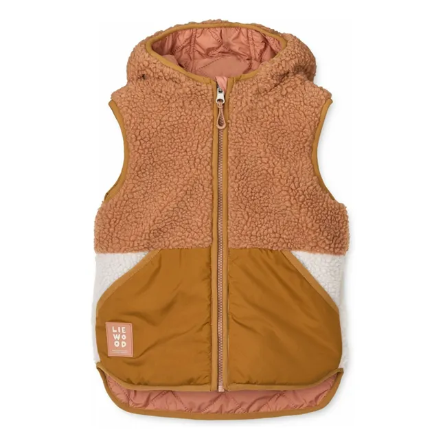 Veste Sans Manches Réversible Diana | Rose