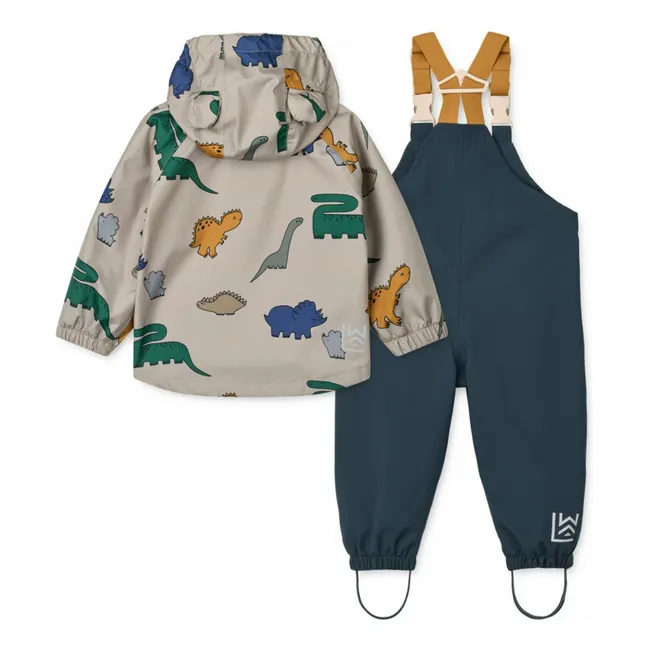 Regenschirmset Manu Recycelte Fasern | Blau