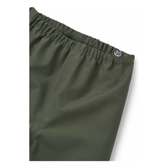 Pedia Recycled Fiber Rain Set | Dark green