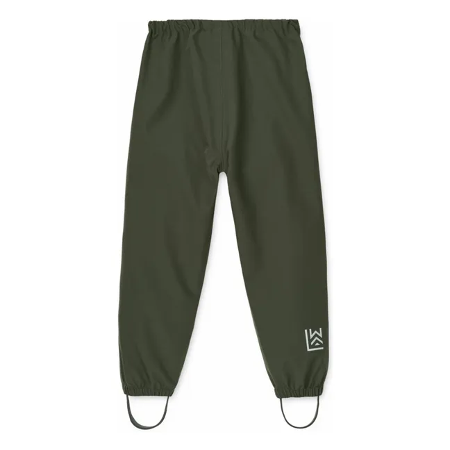 Pedia Recycled Fiber Rain Set | Dark green