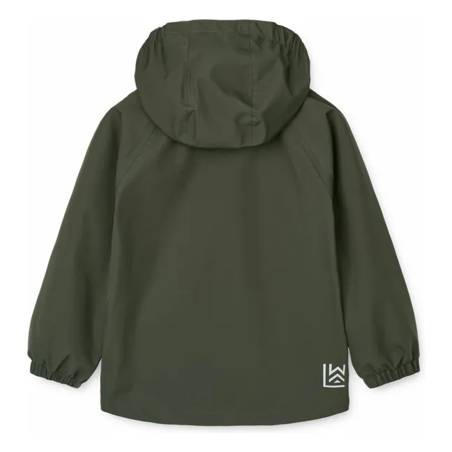 Pedia Recycled Fiber Rain Set | Dark green