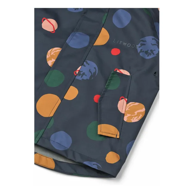 Pedia Recycled Fiber Rain Set | Navy blue