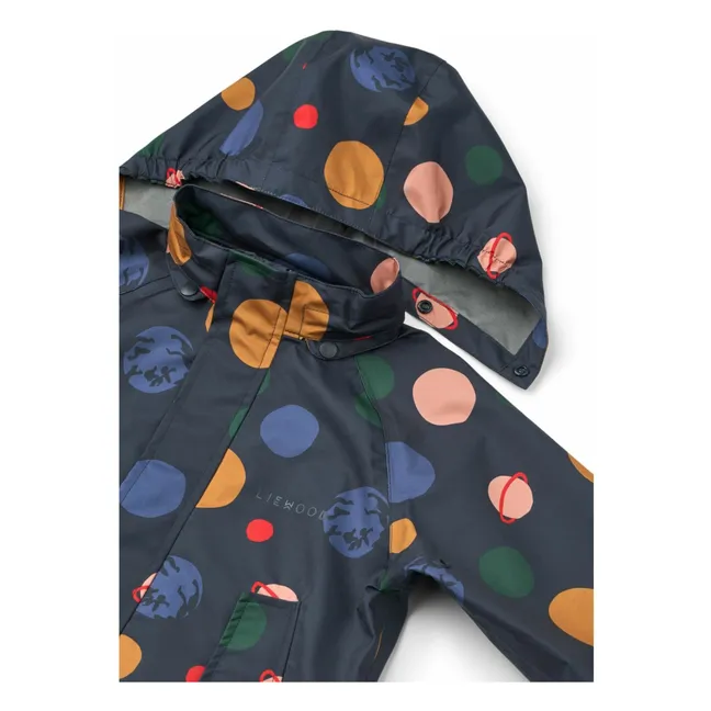 Pedia Recycled Fiber Rain Set | Navy blue