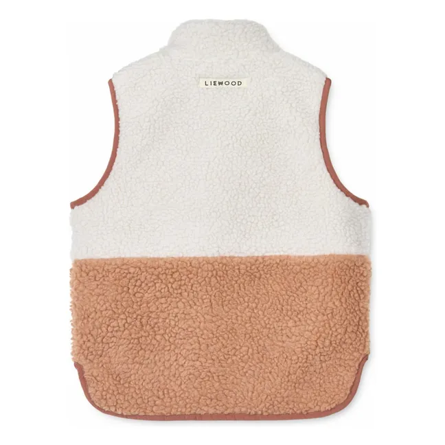 Veste Sans Manches Façon Sherpa Vada | Rose