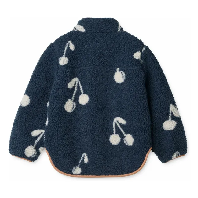Veste Façon Sherpa Noam | Bleu marine
