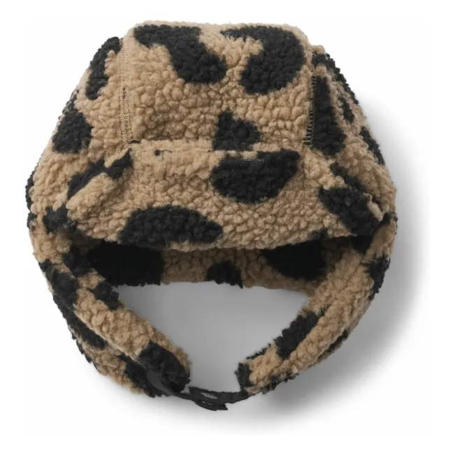 Chapka Façon Sherpa Bravo Leopard | Beige