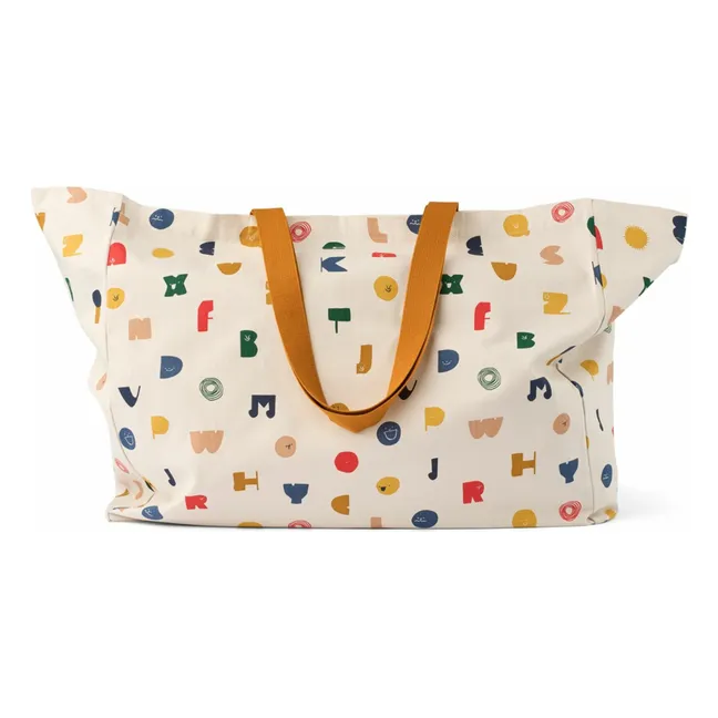 Tote Bag Maxi Coton Bio | Beige