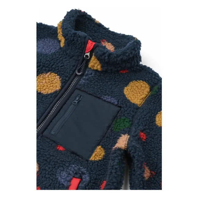Nolan Sherpa Jacket | Dark Blue