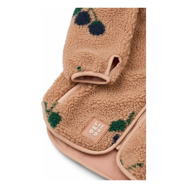 Veste Façon Sherpa Nolan | Vieux Rose