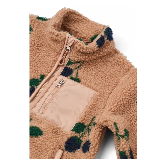 Veste Façon Sherpa Nolan | Vieux Rose