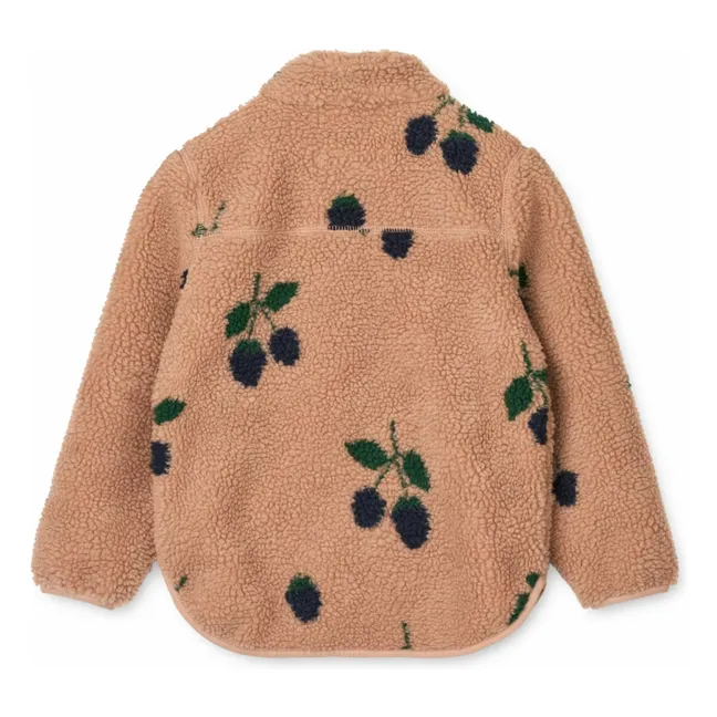 Veste Façon Sherpa Nolan | Vieux Rose