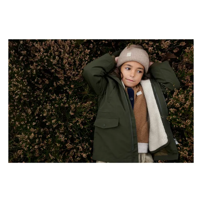 Parka 2 in 1 in legno | Verde militare