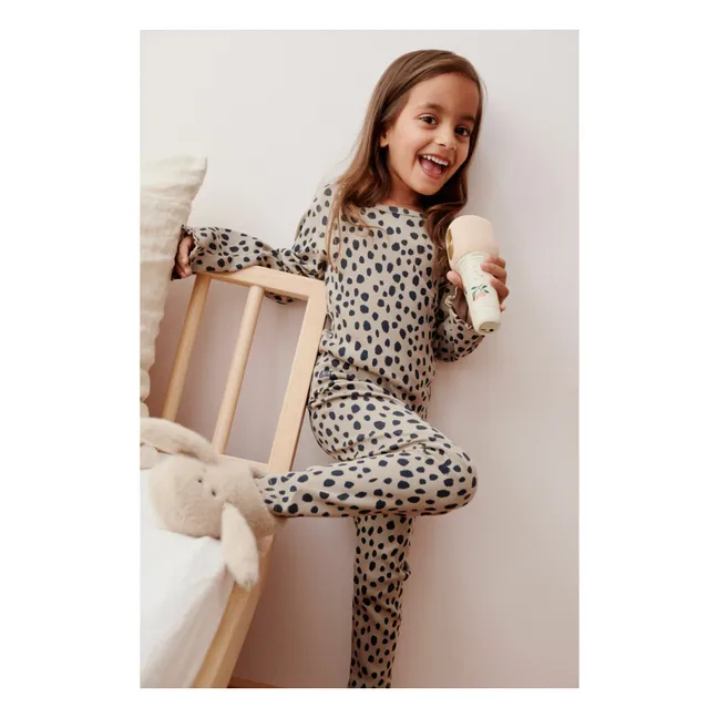 Marien Ribbed Organic Cotton Legging | Beige