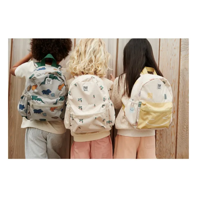 Sac à Dos Andreas Dinosaures Fibres Recyclées | Vert