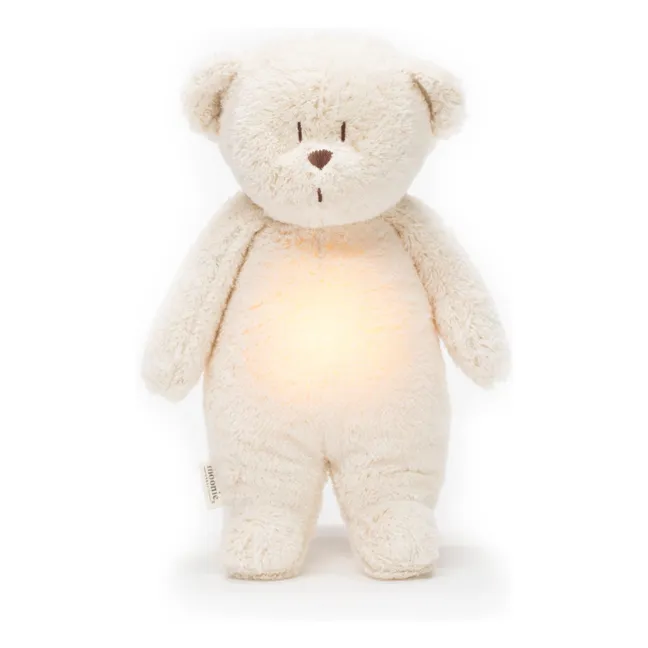 Plüschtier Teddybär Nachtlicht mit Musik  | Weiß