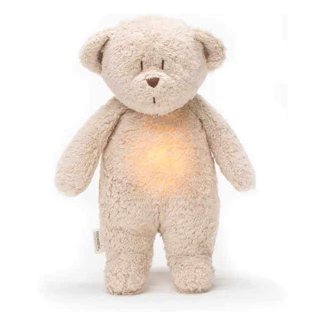 Peluche Ourson veilleuse musicale  | Sable
