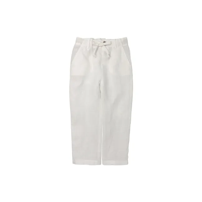 Pantalon en Lin | Blanc