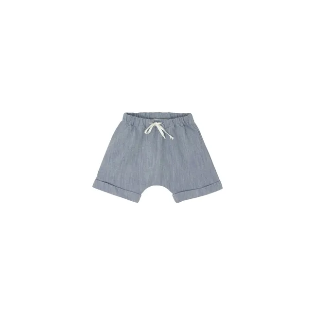 Pantalones cortos ligeros | Azul índigo
