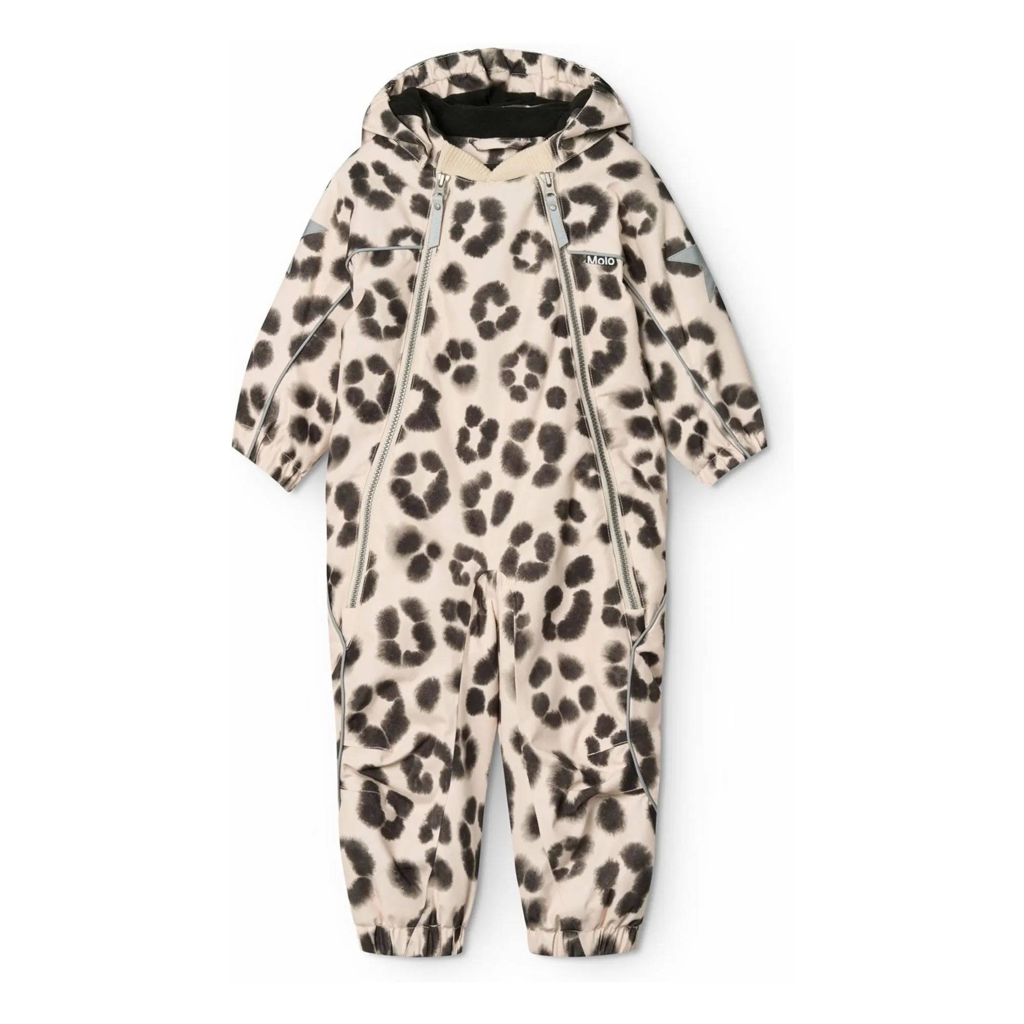 Molo Beige Pyxis Leopard Ski Suit