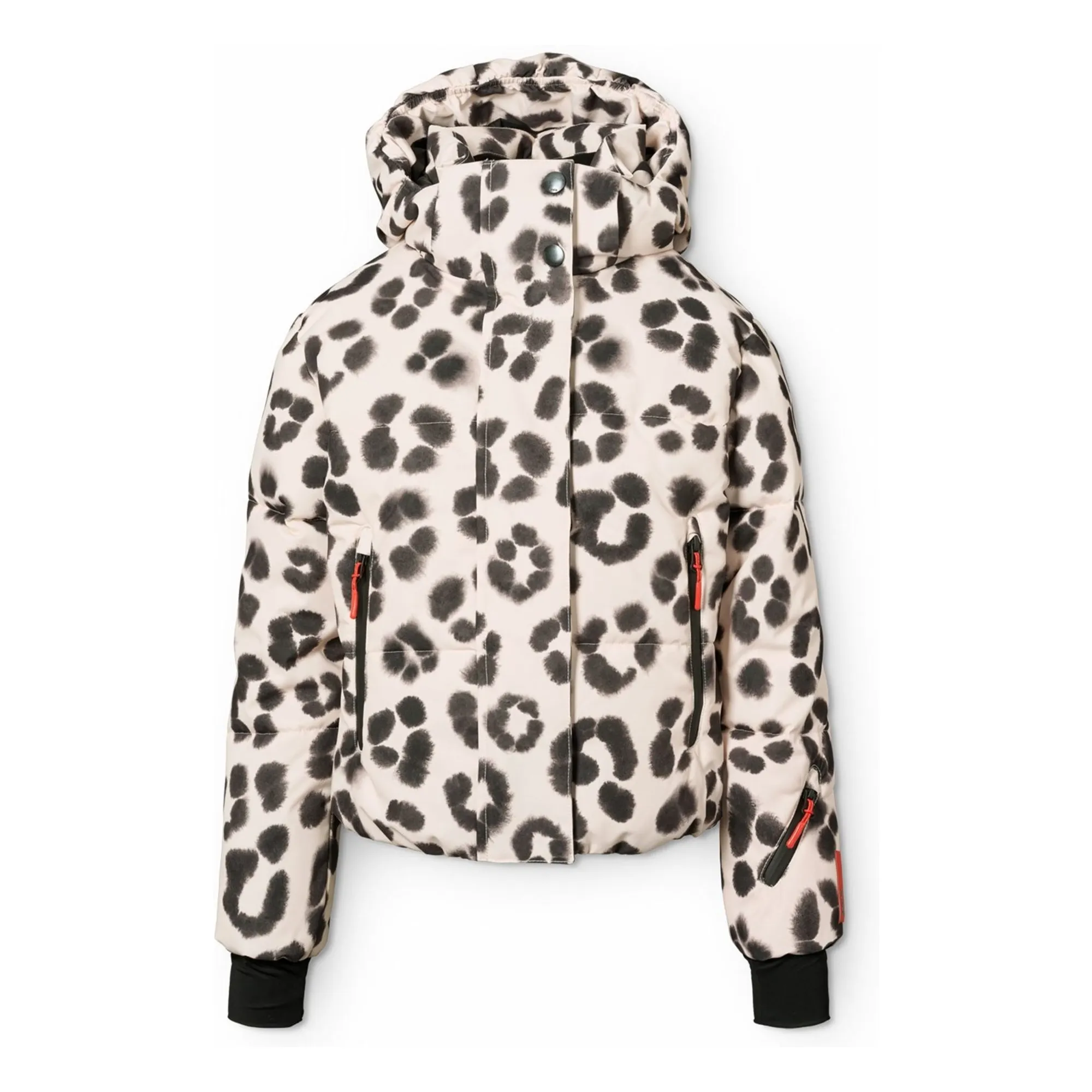Molo Beige Hansine Pro Leopard Ski Jacket