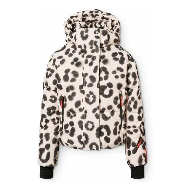 Veste de Ski Hansine Pro Leopard | Beige