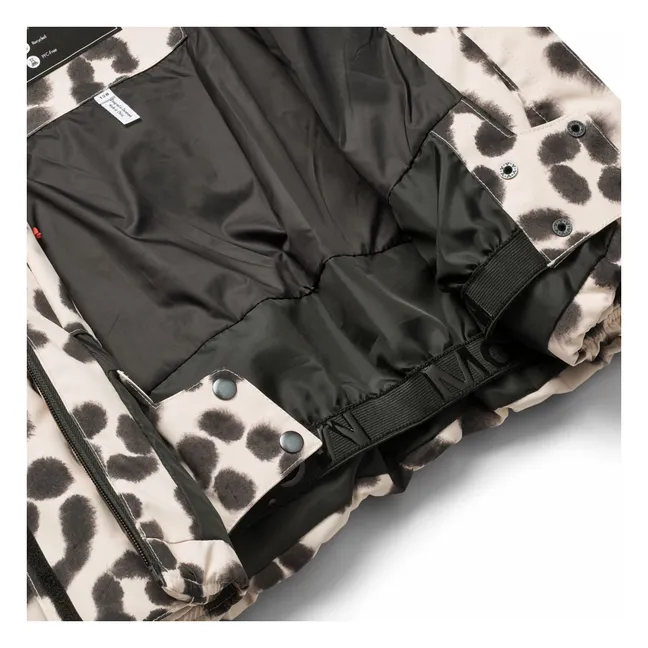 Veste de Ski Hansine Pro Leopard | Beige