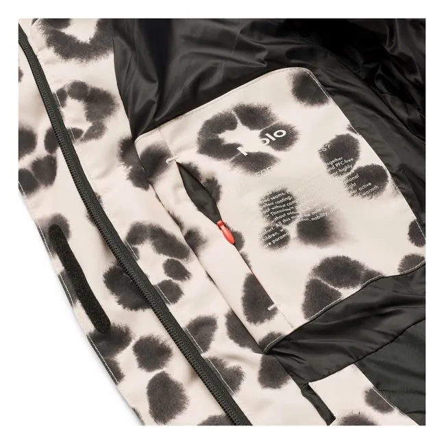 Veste de Ski Hansine Pro Leopard | Beige