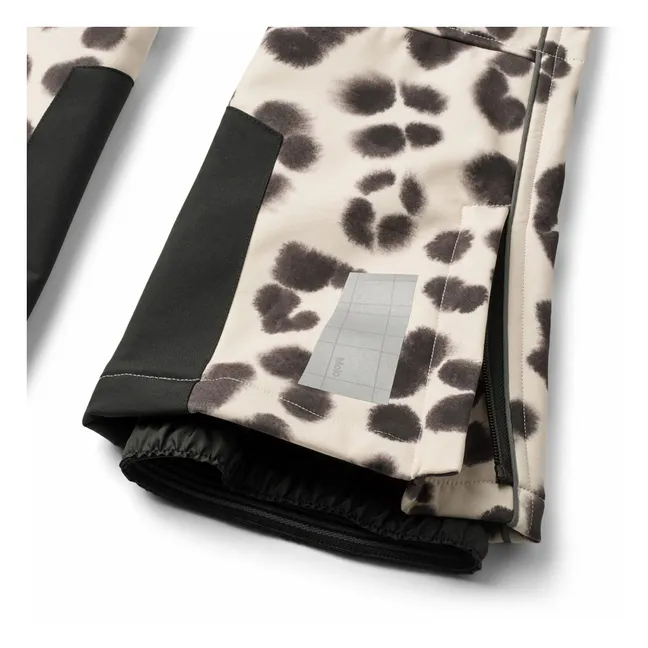 Pantalon de Ski Harlie Léopard | Beige