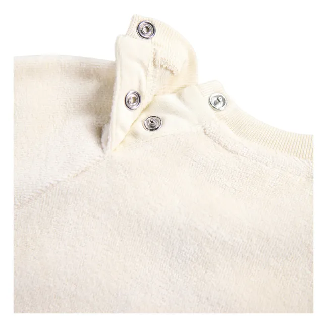 Day organic cotton sweatshirt | Beige