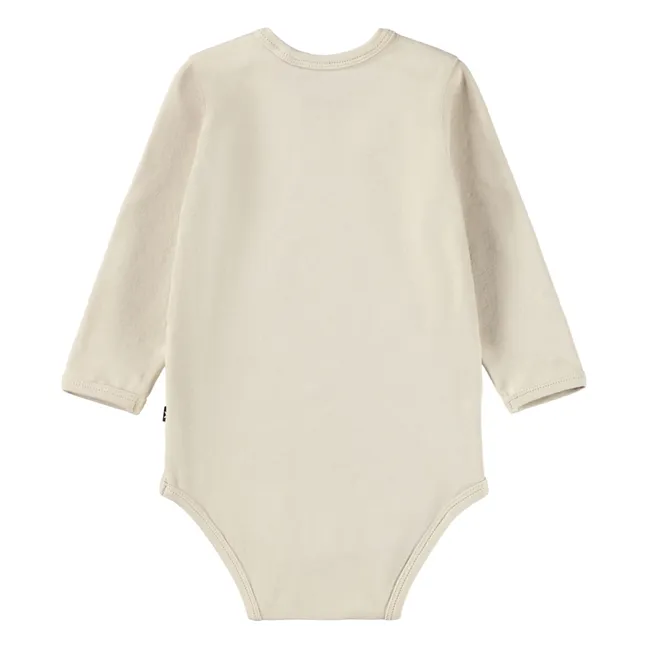 Body de algodón orgánico para perros | Beige