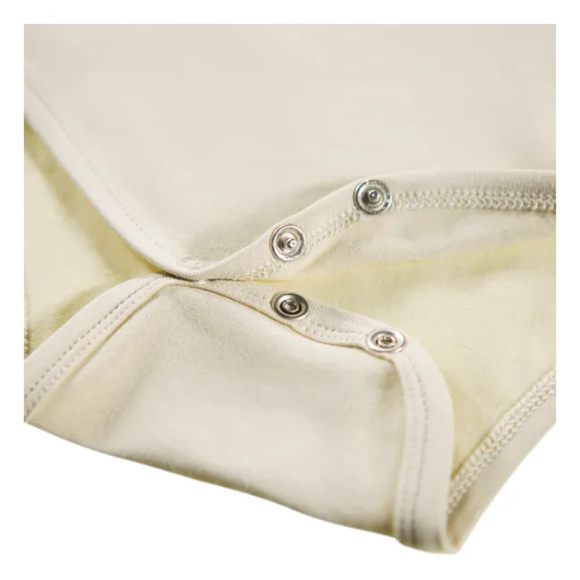 Body de algodón orgánico para perros | Beige