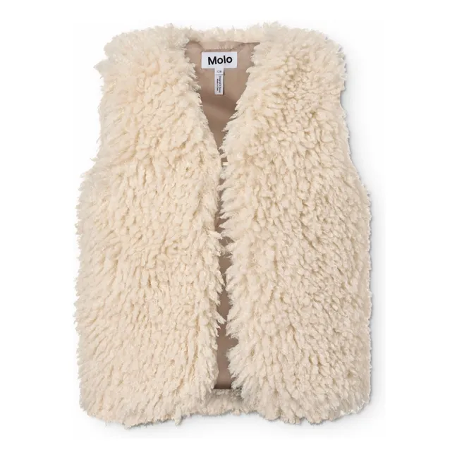 Hatcha sleeveless vest Recycled fibers | Beige