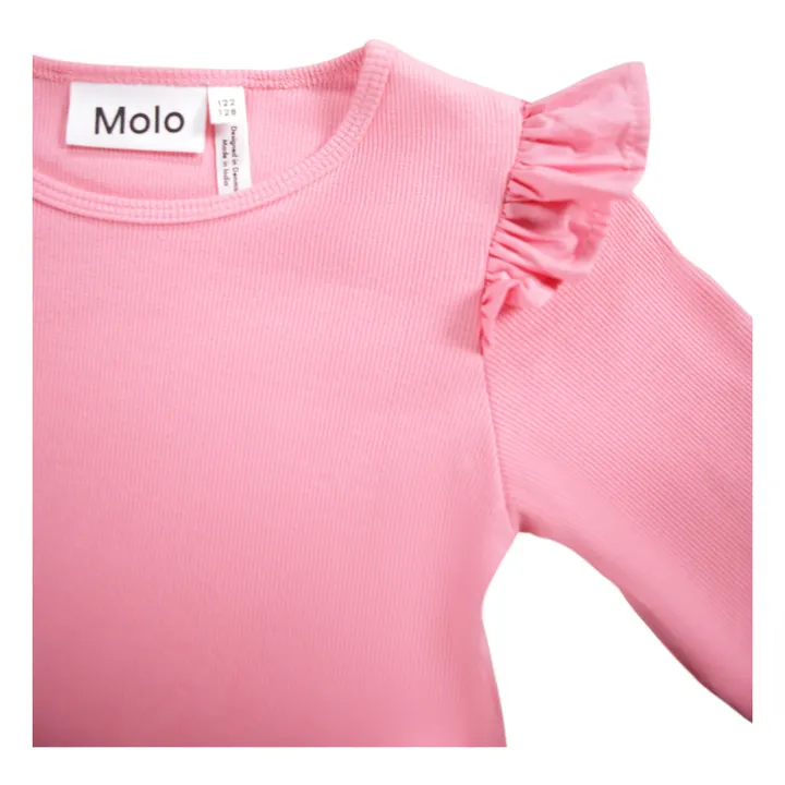 T-shirt Rasmine Coton Bio | Rose- Image produit n°2