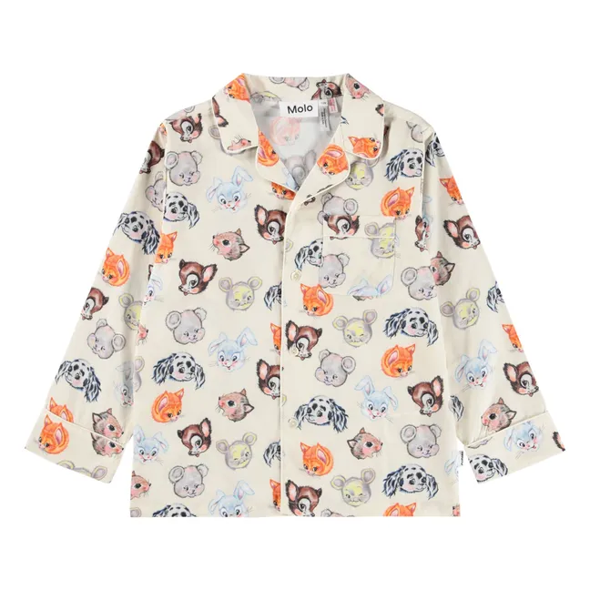 Pyjama Lex Bio-Baumwolle | Beige