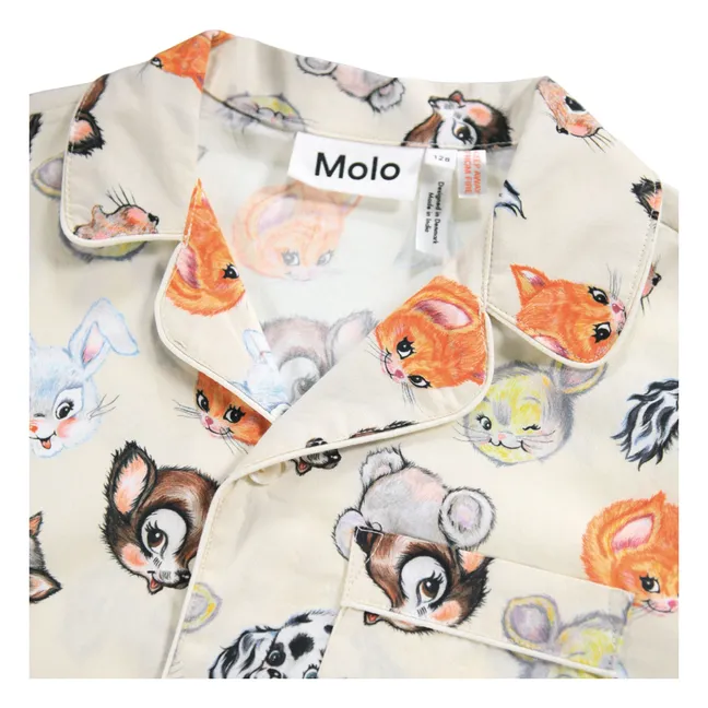 Pyjama Lex Bio-Baumwolle | Beige