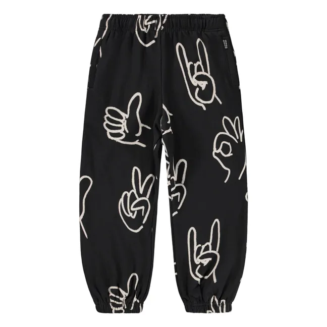 Jogger Adan Hands Coton Bio | Noir