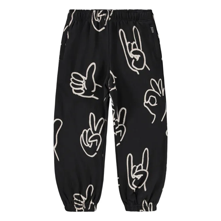 Joggers de algodón orgánico Adan Hands | Negro- Imagen del producto n°0