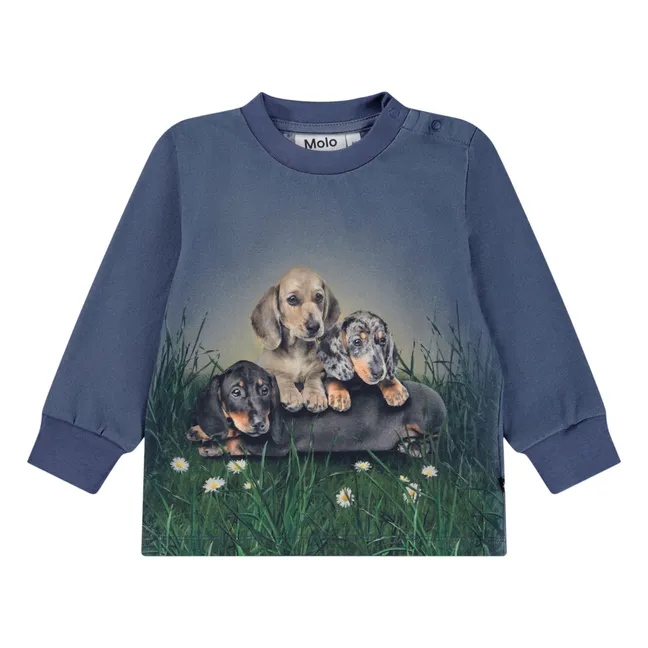 Camiseta de algodón ecológico Eloy Dogs | Azul