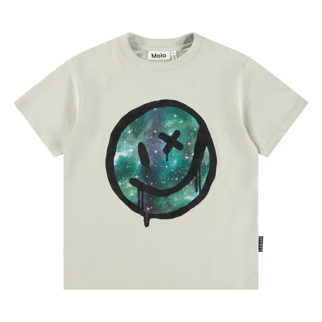 T-shirt Riley Drippy Mood Coton Bio | Gris