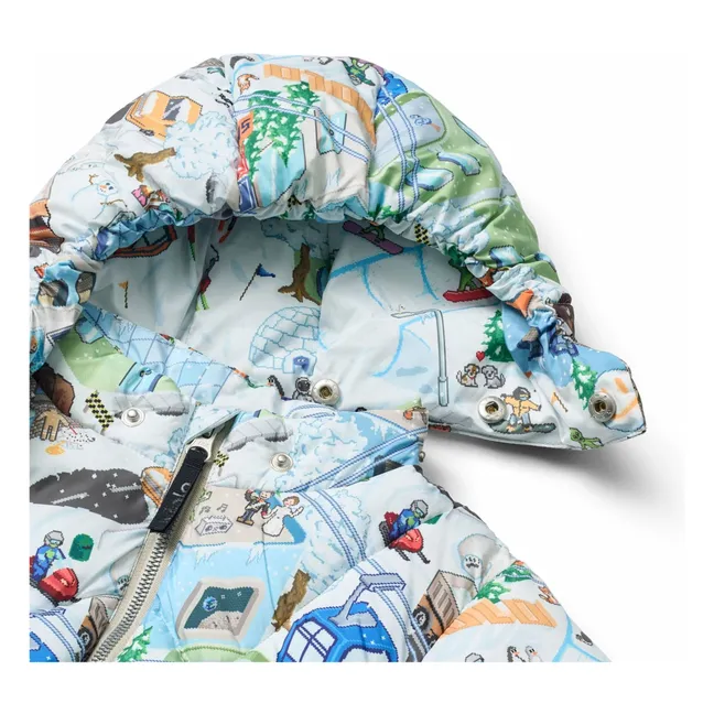 Giacca invernale Harpo Fibre riciclate | Blu