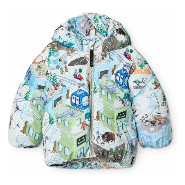 Harpo Winter Daunenjacke aus recycelten Fasern | Blau